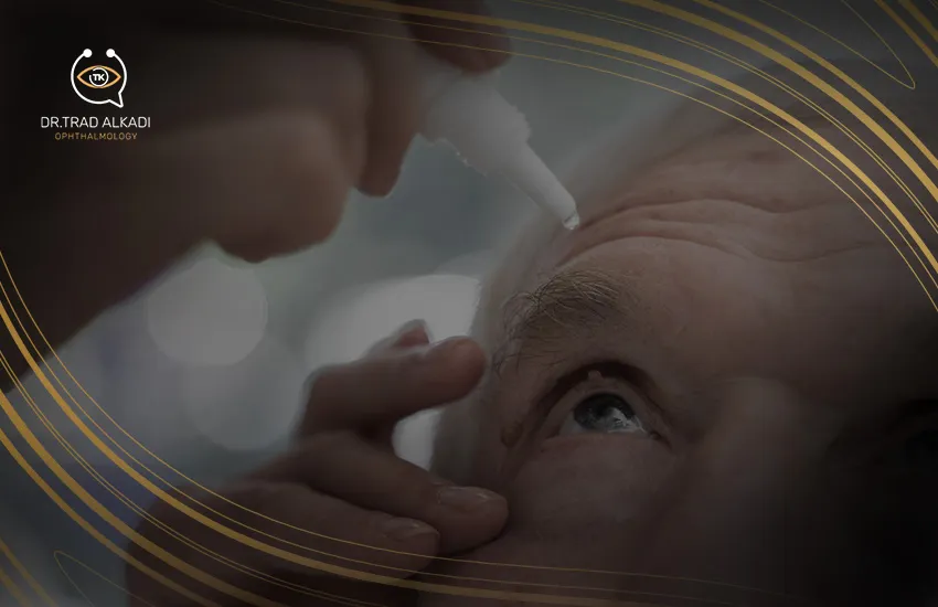 علاج احمرار العين بعد عملية المياه البيضاء